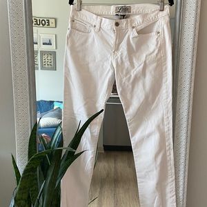 Lucky Brand Straight Leg White Jeans